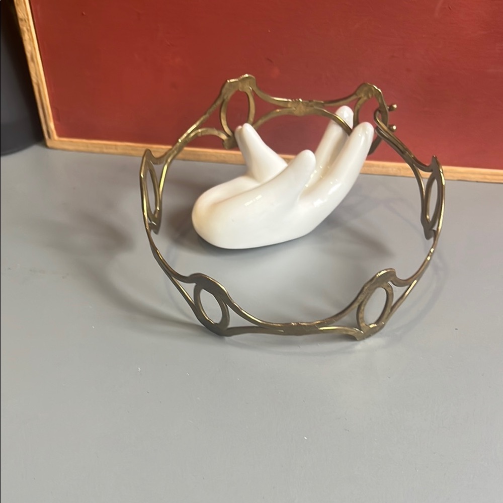 Vintage Brutalist Brass Choker